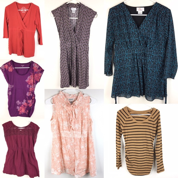 Motherhood Maternity Tops - Motherhood Maternity LOT of 7 Tops Small Medium